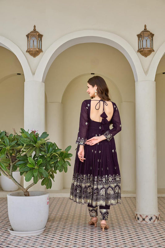 Heavy crunchy anarkali - 64