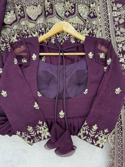 Heavy crunchy anarkali - 64