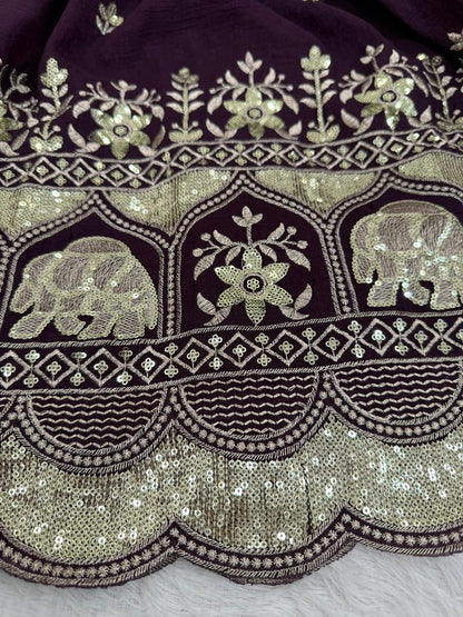 Heavy crunchy anarkali - 64