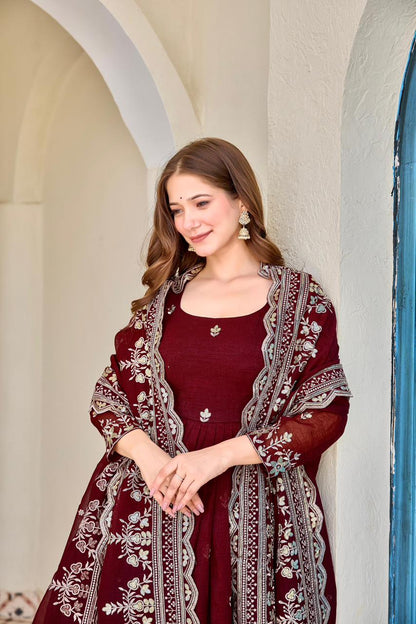 Heavy crunchy anarkali - 64