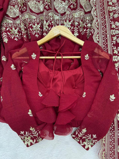 Heavy crunchy anarkali - 64