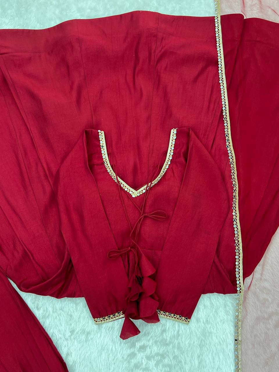 zoomera romansilk chanderi anarkali - 293